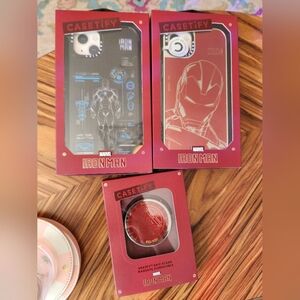 Casetify Iron Man Phone Case and Magsafe holder Bundle